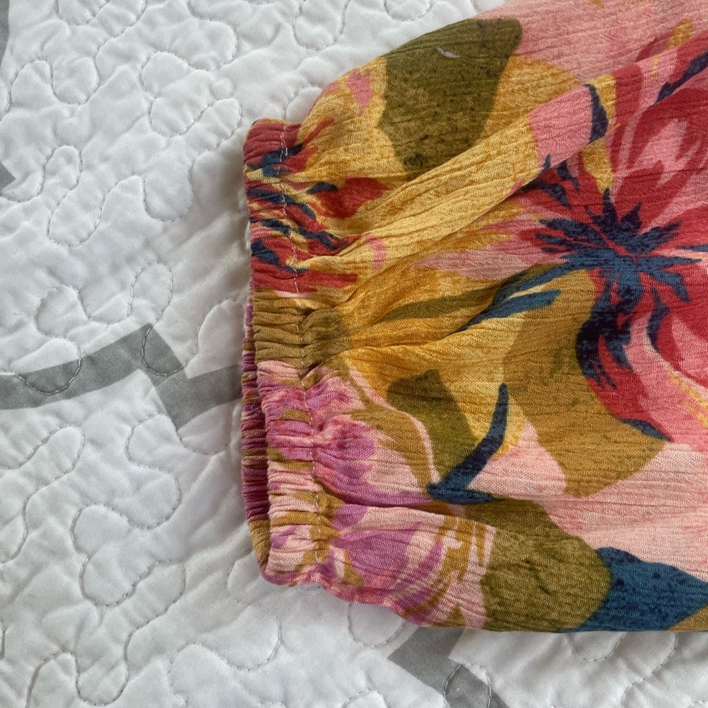 Terra & Sky Off the Shoulder Floral Blouse Women’s Size 1X (16W - 18W) - Picture 5 of 13